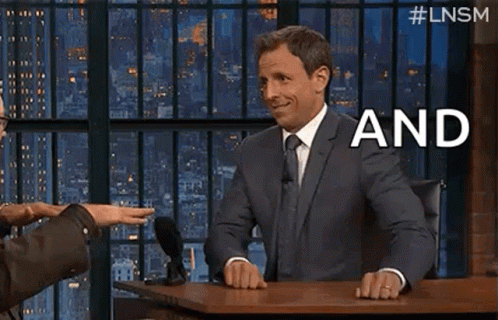 Seth Meyers: Knock On Wood Gesture