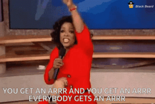 Oprah's Arrr Pirate Chain Meme