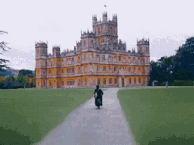Riding to the Castle Manor