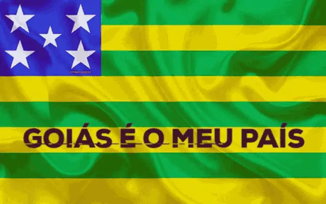 Goiás Flag: 'Goiás É O Meu País'