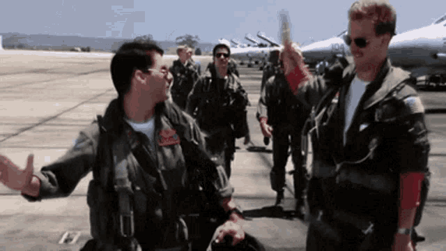 Tom Cruise's Maverick High Five in Top Gun