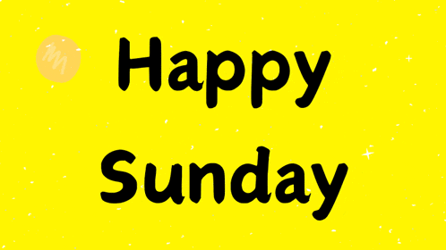 Bright Happy Sunday Greeting