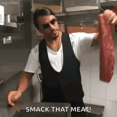 Salt Bae Smacks the Meat