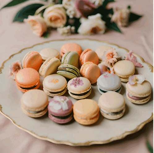 Holi Ke Rang: Colorful Macarons