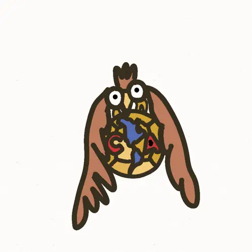 Club América Owl Mascot Flying Over Logo