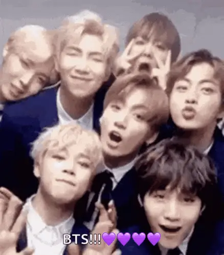 BTS Group Posing for ARMY