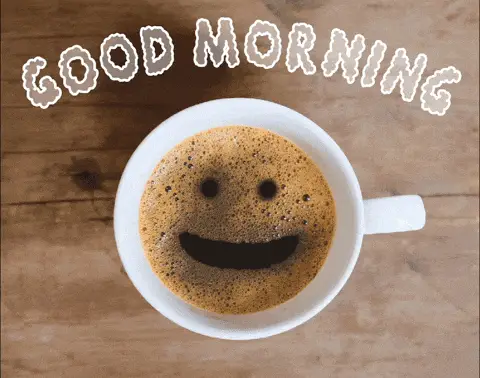 Good Morning Coffee Smiley Face – good morning memes meme GIF free download no watermark 2026