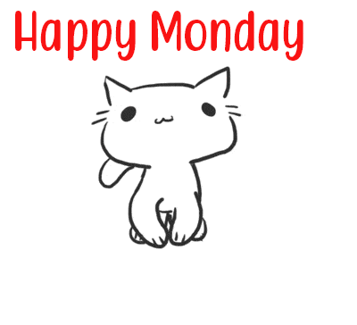 Happy Monday Cat Animation