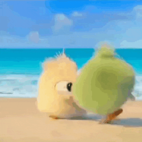 Angry Birds Hatchlings Beach Fun