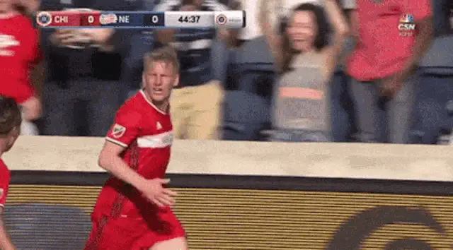 Bastian Schweinsteiger Goal Celebration for Chicago Fire