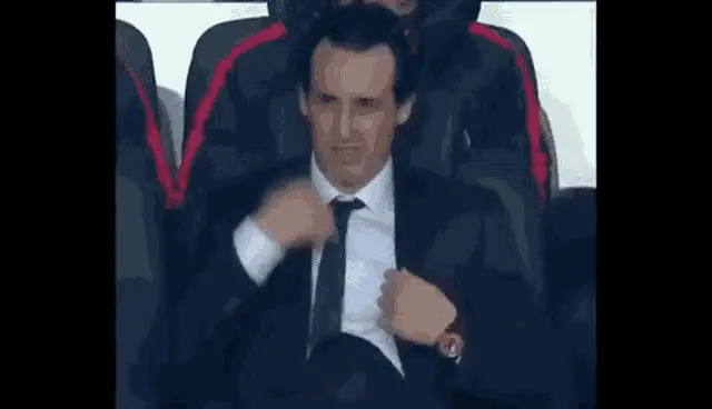 Unai Emery's Intense Reaction