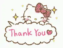 Hello Kitty Says Thank You