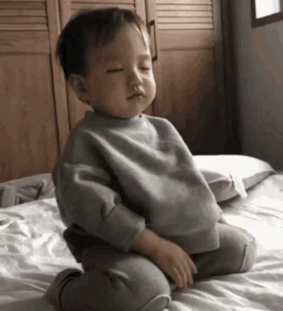 Merp After Stream: Baby Falls Asleep – free GIF download | meme platform | memes GIF