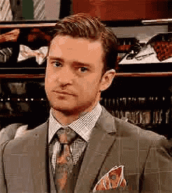 Justin Timberlake Not Impressed