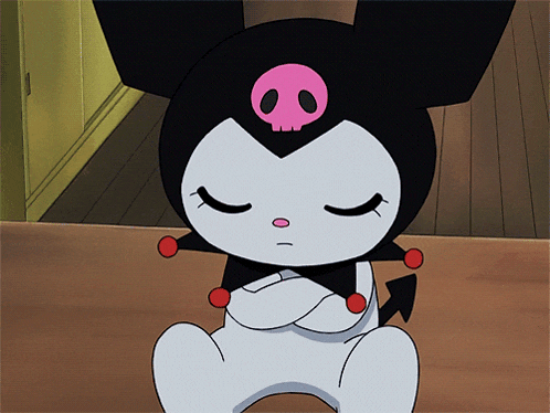 Kuromi Shaking Head Reaction