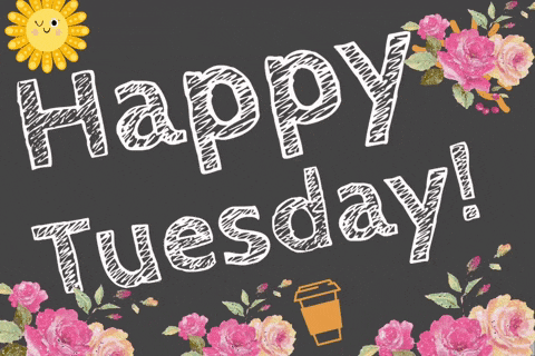 Happy Tuesday! Floral Greeting