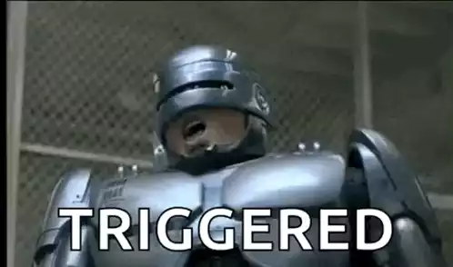 Robo Cop Triggered Meme