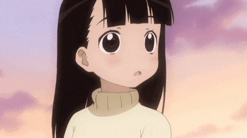 Shy Anime Girl in Sweater