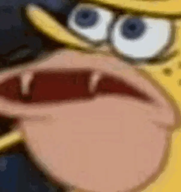 Spongebob Caveman's Changing Expression – spongebob memes meme GIF free download no watermark 2026