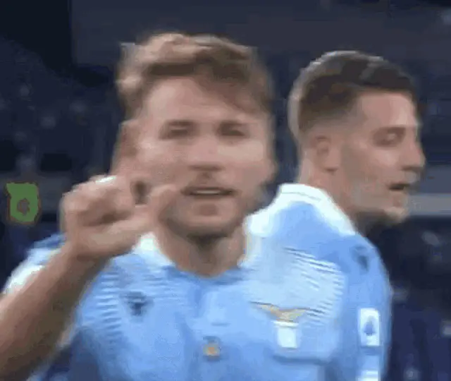 Ciro Immobile celebrates for Lazio