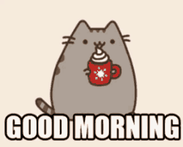 Pusheen Cat: Good Morning Coffee