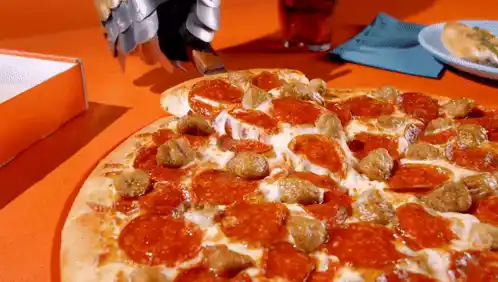 Little Caesars Pepperoni & Sausage Pizza Slice