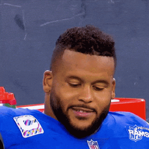 Aaron Donald Reacts to Rams Win – free GIF download | meme platform | memes GIF