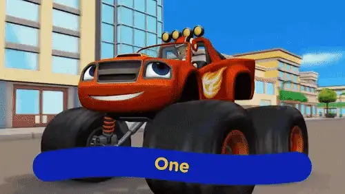 Blaze the Monster Truck Driving in the City
