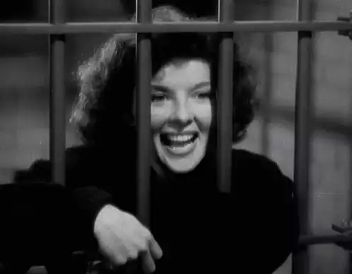 Facebook Jail: Woman Behind Bars Laughing