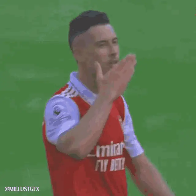 Gabriel Martinelli on the Football Pitch