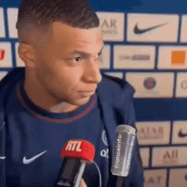 Kylian Mbappe's Confused Reaction