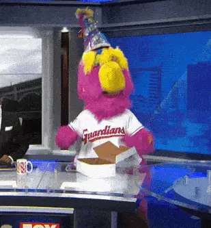 Cleveland Guardians Slider Mascot Dancing – free memes GIF download | meme platform