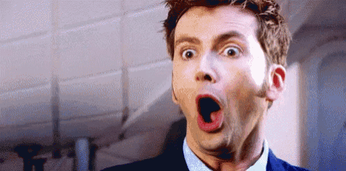 David Tennant Shocked in Doctor Who