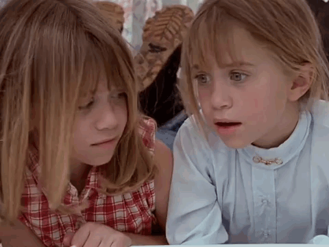 Olsen Twins in It Takes Two: Talking & Eye Roll