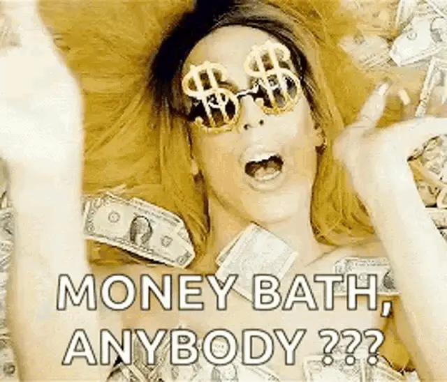 Alaska Thunderfuck's Money Bath