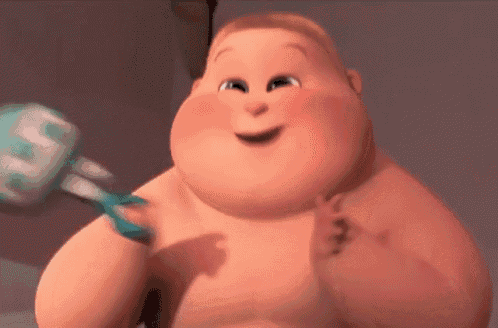 The Boss Baby's Happy Smile