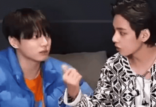 Taekook: Taehyung and Jungkook Stare