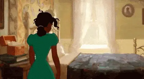 Tiana Can't Walk, Collapses on Bed