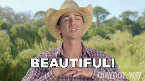 Cody Harris Exclaims "Beautiful!" on The Cowboy Way