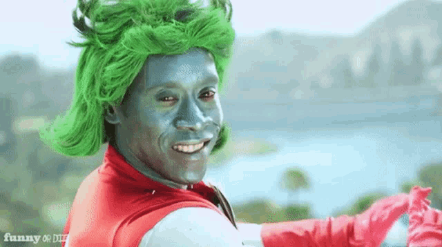 Captain Planet Winks Playfully