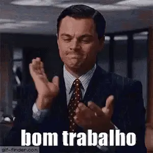 Leonardo DiCaprio: Bom Trabalho!