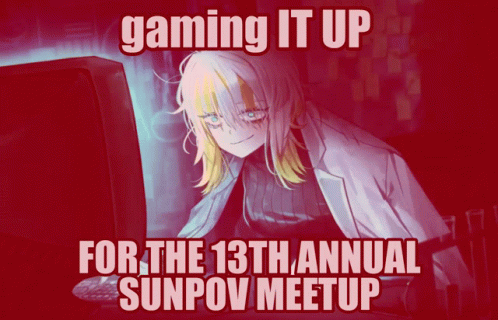 Gaming It Up for the 13th Annual Sunpov Meetup