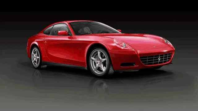 Red Ferrari FF Sports Car