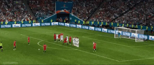 Ronaldo's Stunning Freekick Goal vs Spain