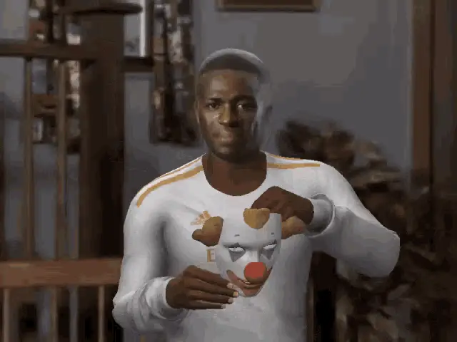 Vinicius Junior Clown Transformation