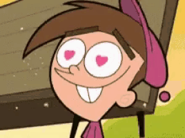 Timmy Turner with Heart Eyes from Fairly Odd Parents