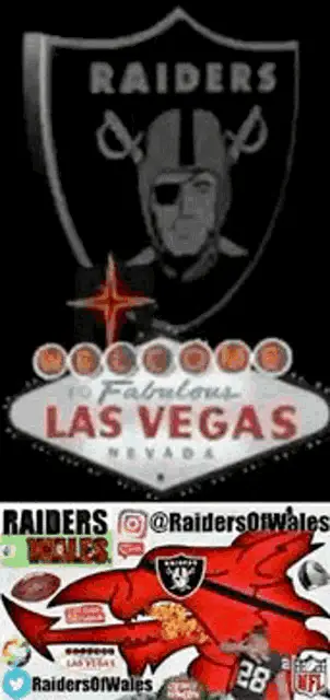 Las Vegas Raiders of Wales Logo Animation
