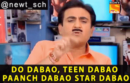 Jethalal's Hilarious 'Do Dabao Teen Dabao' Scene