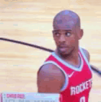 Chris Paul Smiling on Court