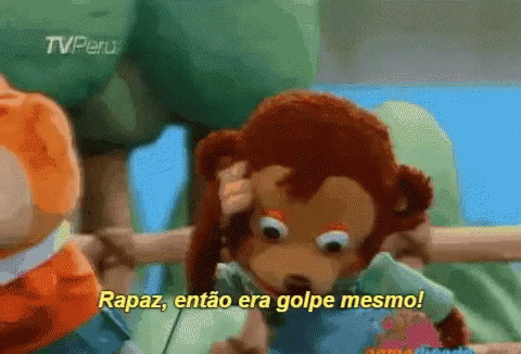 Macaco surpreso: Era golpe mesmo!